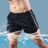 Летние мужские спортивные шорты, быстросохнущие, дышащие, для спортзала, тренировок, эластичный пояс, шнурок, атлетические, для бега, фитнеса