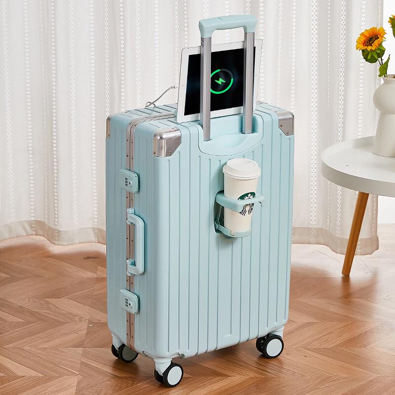 Smart Luggage with Cup Holder