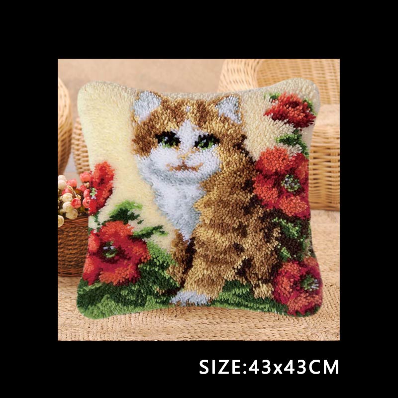 Hook Latch Kit Pillow Rug Foamiran For Needlework Knitted Cushion Canvas Cross Stitch Diy Embroidery Carpet Crocheting Yarn Hook