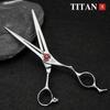 TITAN 7.0 7.5 дюймов профессиональные ножницы для груминга инструменты для питомцев машинка для стрижки собак ножницы для груминга питомцев