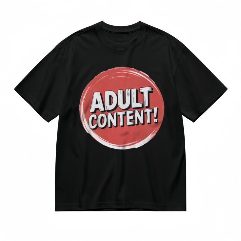 Men's Trend Classic T-Shirt Mens Womens Tees Top Bold Red Stamp Design Humor Tee Black Cotton