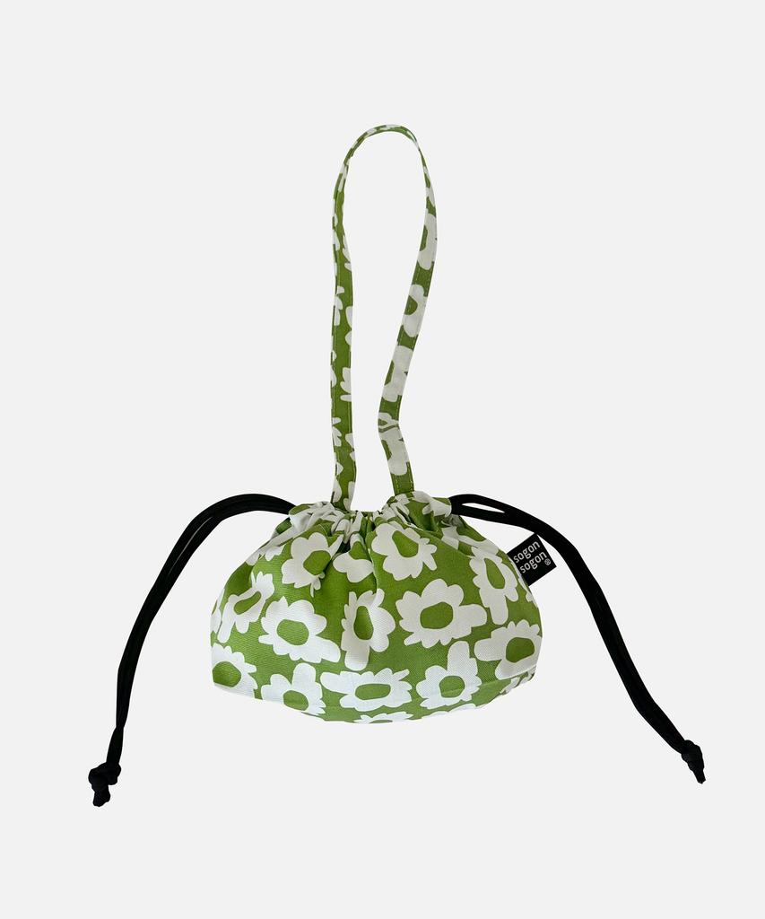 Мини-сумка-сетка Sogonsogon Bloom Olive