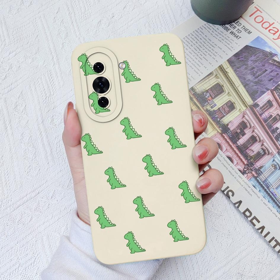Для Huawei Nova 8i 6 7 9 10 11 Pro P30 P40 Lite Y61 чехол для телефона милый динозавр мягкий тонкий силиконовый чехол защитный чехол для камеры для Huawei бампер