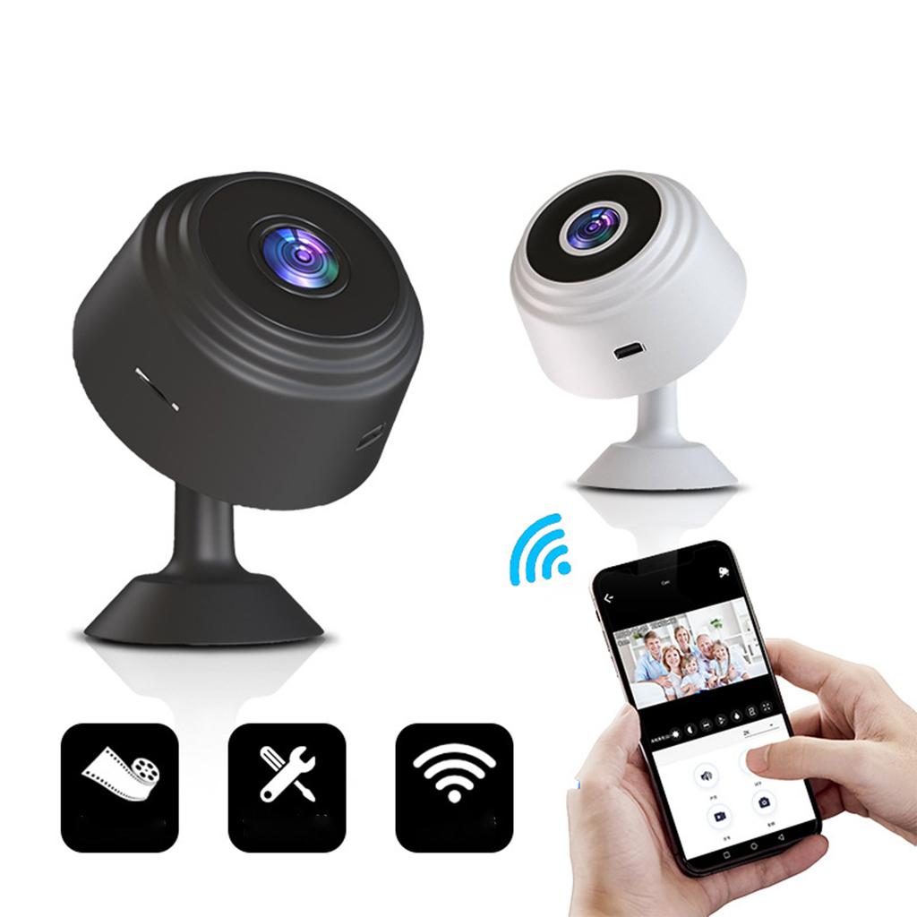 Surveillance camera home night vision monitoring network wireless monitor indoor pet wifi monitoring free drilling