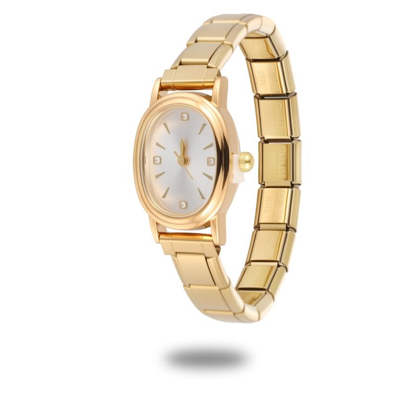 Vintage Luxury High Quality Women's Men's Stainless Steel Windmill Shaped Watch Bracelet For Friend Birthday DIY Jewelry Gifts