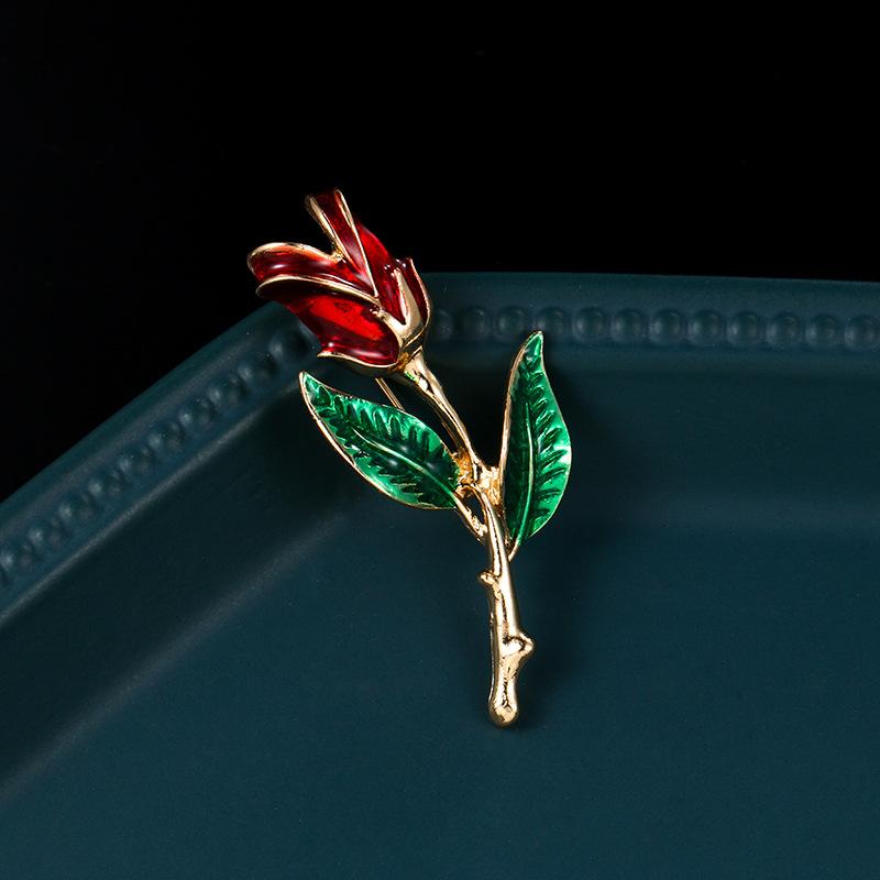 Капающая жемчужина брошь мода тюльпан цветок растение кактус брошь булавка для костюма аксессуары
