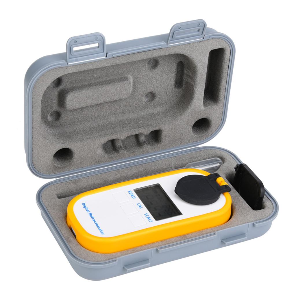 Цифровой ЖК-рефрактометр Брикса Измеритель концентрации сахара в пищевых продуктах Тестер напитков и фруктовых соков