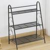 3 Layers Iron Flower Pot Stands Plant Shelf Stand Succulent Rack Balcony Simple Indoor Garden Shelves Shoes Book Rack Home Decor