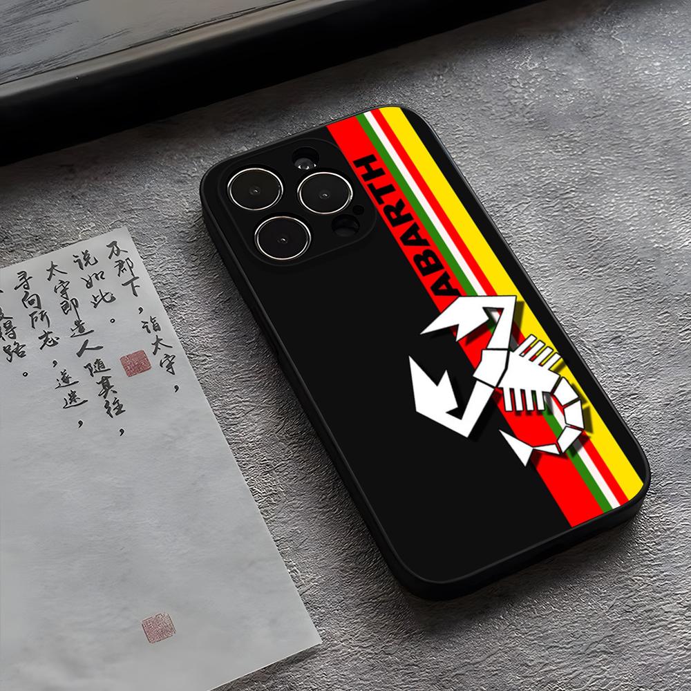 ABARTH Италия Чехол для телефона автомобиля Funda для iphone 14 13 16 11 15ProMax 12 Pro Max Mini Xr Xs X 7 Plus Чехлы
