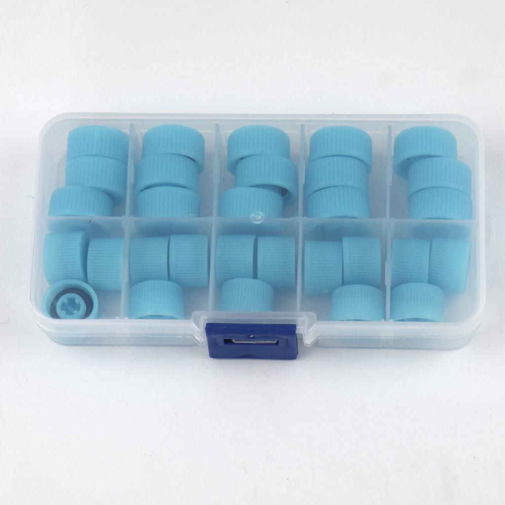 Universal Car AC Valve Caps - High & Low Pressure Compatible