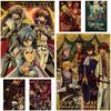 Japanese Anime Poster Code Geass Lelouch of The Rebellion Kraft Paper Poster Anime Decor Living Room Bar Cafe Wall Sticker