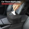 New Car Seatback Tissue Box Armrest Paper Napkin Storage Bag Accessories For BMW X3 X5 M5 M3 E46 E90 E60 F10 E39 F30 E36 G3