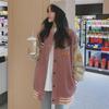 New Korean Style Embroidered Corduroy Baseball Jacket with Pockets for Women - Loose Fit, Perfect for Spring & Autumn