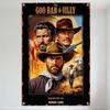Винтажная металлическая жестяная вывеска «The Goo Bab & Tully» для вестерна, состаренная металлическая текстура, настенная табличка в рамке для мужской комнаты, бара, домашнего декора