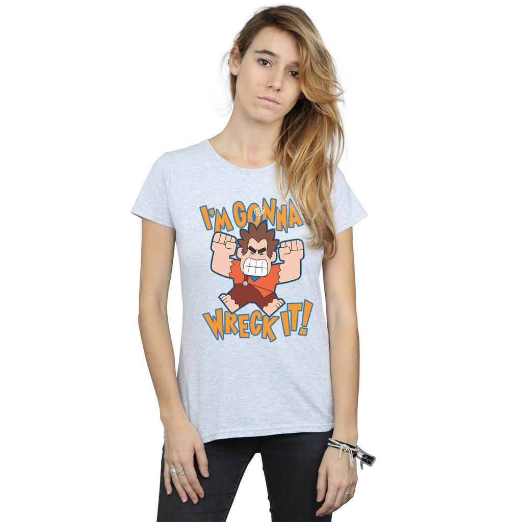 Disney Womens/Ladies Wreck It Ralph I´m Gonna Wreck It Cotton T-Shirt