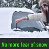 Winter Car Snow Shovel Tool Glass Snow Brush Defrost Deicing Scraper Removal Artifact Clear Shovel