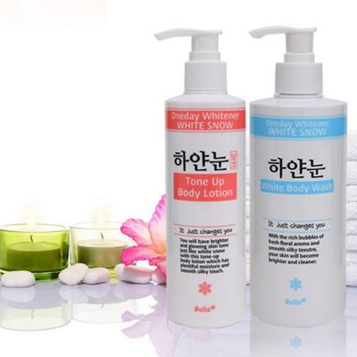 Лосьон для тела White Snow Fermentation Tone-up 250 мл + набор White Body Wash 400 мл, 1 набор