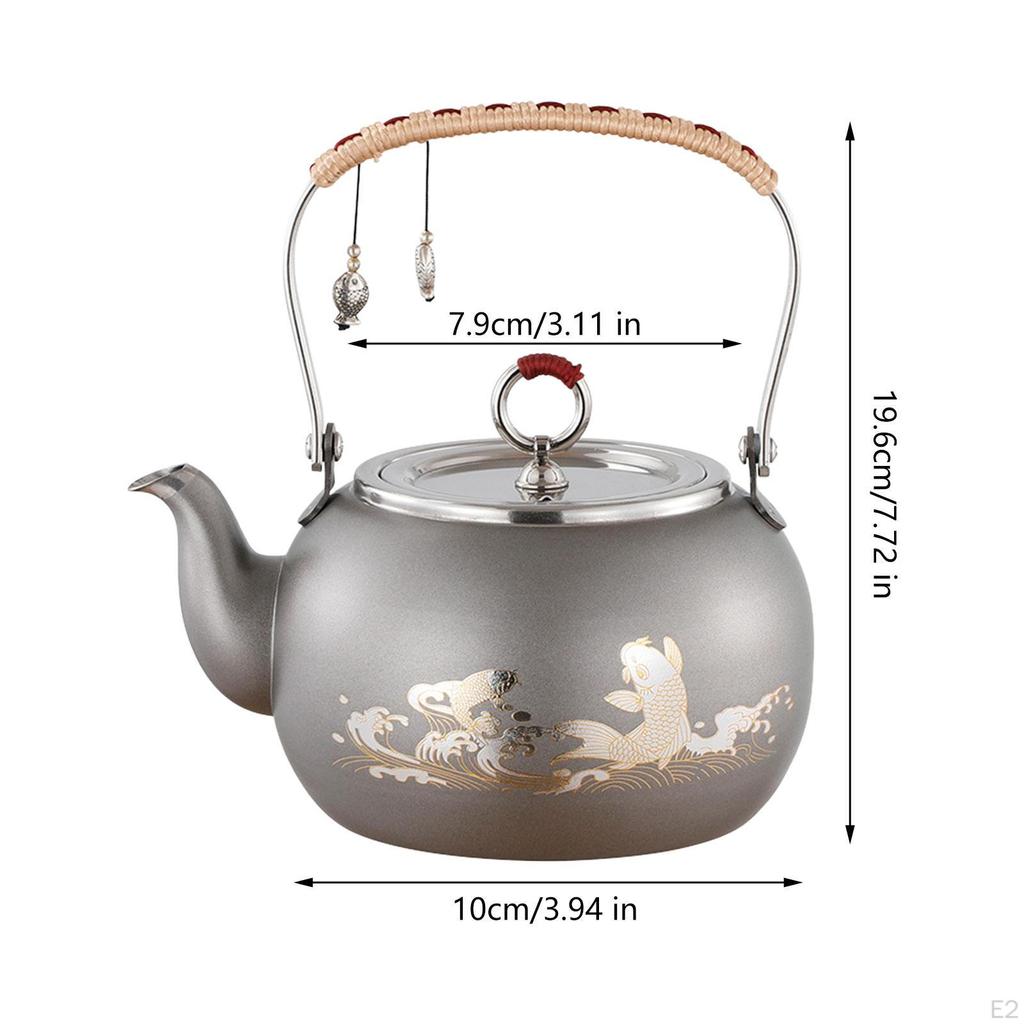 Чайник для заваривания листьев объемом 1,3 л, подарочный чайник для кипячения воды, быстроразогревающийся кофейник, многоцелевой