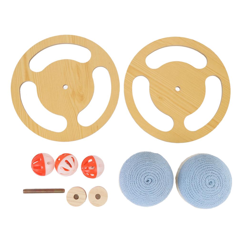 Cat Scratching Ball Toy Sisal Protect Furniture Stylish Look Cat Scratcher Ball for Indoor Home