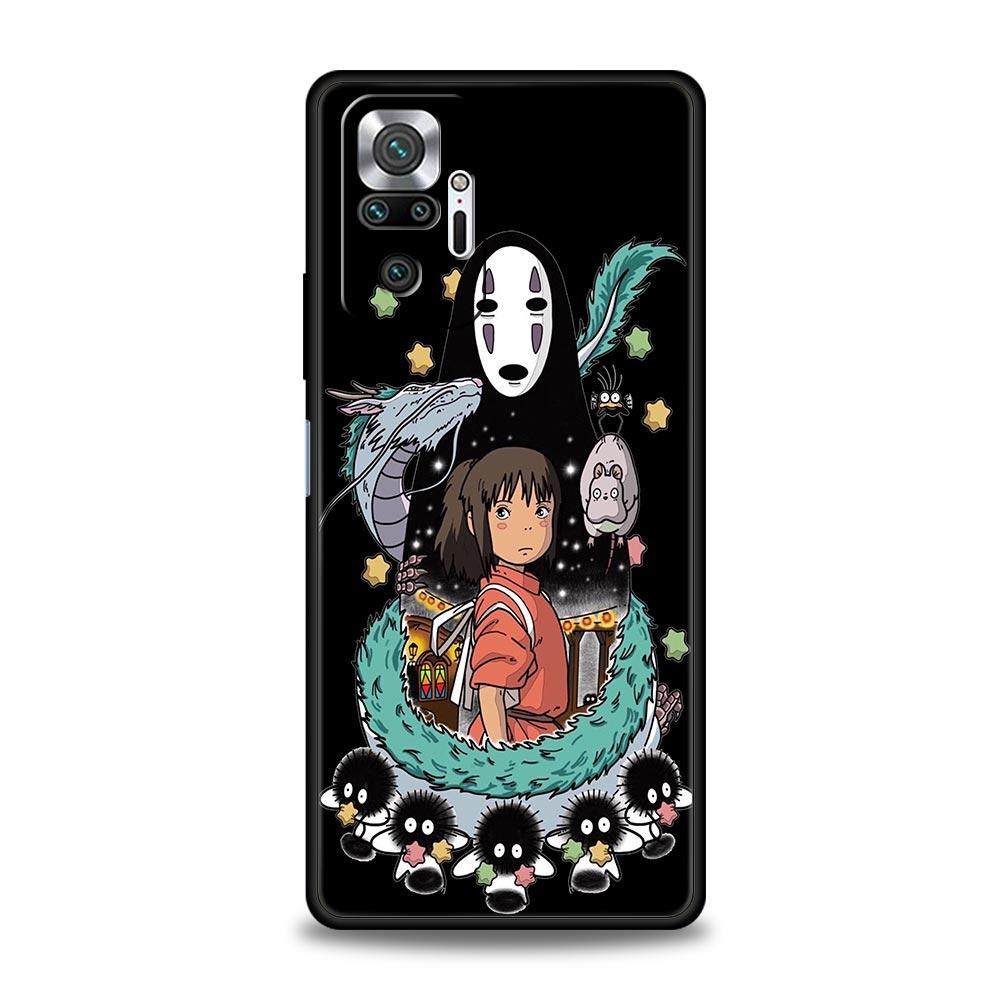 Totoro Spirited Away Miyazaki For Xiaomi Redmi Note 11 10 8 Pro Case 10S 9S 9 9T 8T 9C 9A 8A 7 K40 Gaming K50 11T 5G Phone Cover