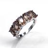 Bolaijewelry Диаспор овальные кольца с драгоценными камнями 5*7 мм, стерлинговое серебро 925 пробы, созданные с драгоценными камнями, меняющими цвет, изысканные украшения для женщин, повседневная одежда, хороший подарок