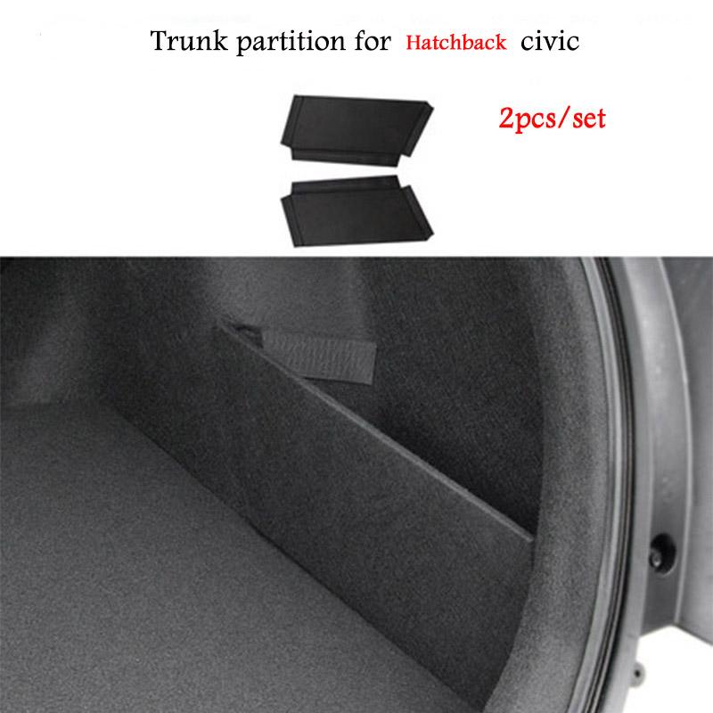 Для Honda Civic 10th автомобильные аксессуары, автомобильные перегородки для хранения вещей, органайзер для хранения багажника с обеих сторон, модификация интерьера
