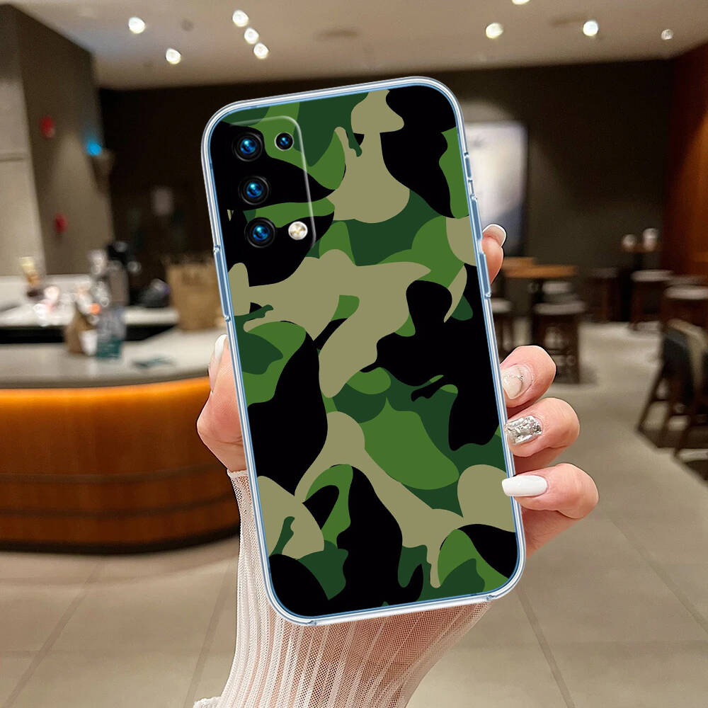 Camouflage Art Case for Motorola G10 G20 G04 E30 E40 E22 E20 E13 E15 G22 G23 G05 G75 G35 G55 E22S E7 G6 G7 G8 G9 Plus Power Play