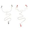 Breast Nipple Adjustable 3 Clamps W Chain Clip Clamp Bondage Metal Sex Toy