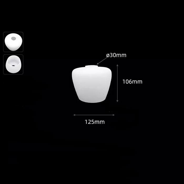 Прозрачный матовый абажур с отверстием 30 мм E14, сменный стеклянный абажур с отверстием 3 см зеленого и янтарного цвета для настенных светильников E12 Candle