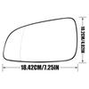 For Opel Astra H 2004 - 2009 Left Right Driver Passenger Side Wing Mirror Glass Heated Convex Lens Exterior Clip On Backplate