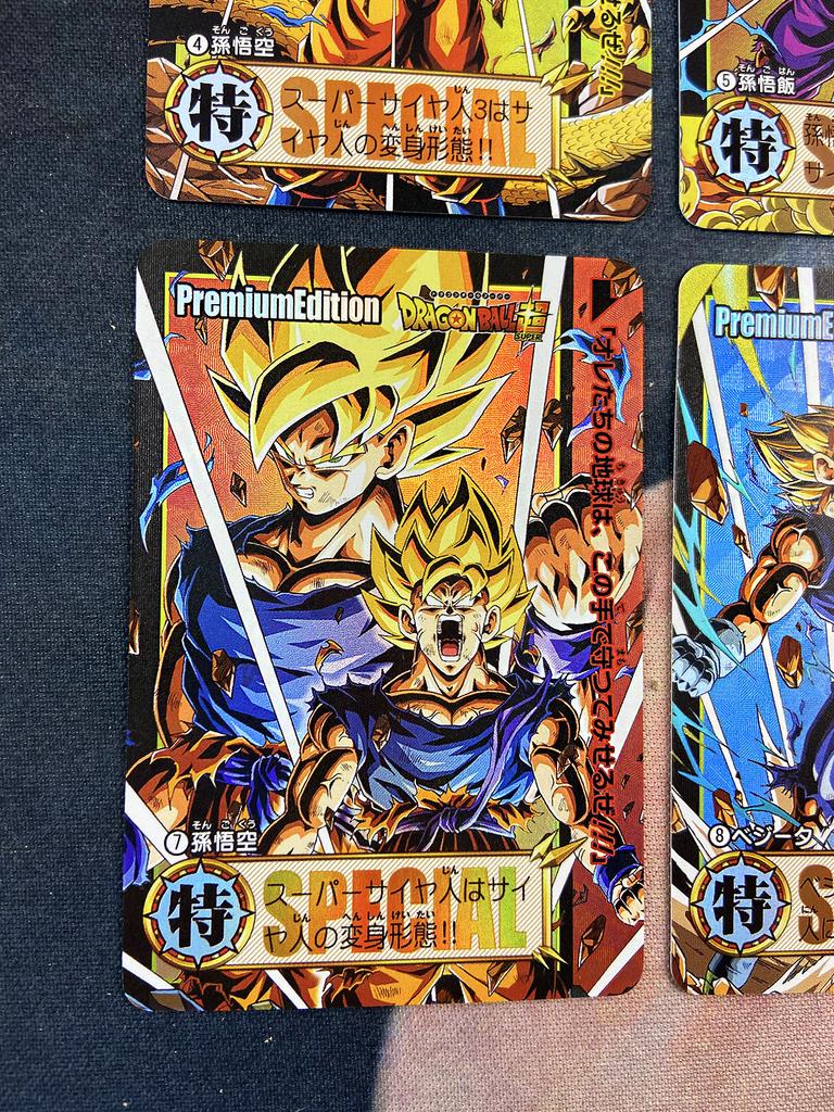 4 шт./комплект Dragon Ball DIY Самоконтроль Коллекционирование Подпись Торговля Флэш-карты Аниме Мультфильм Подарок