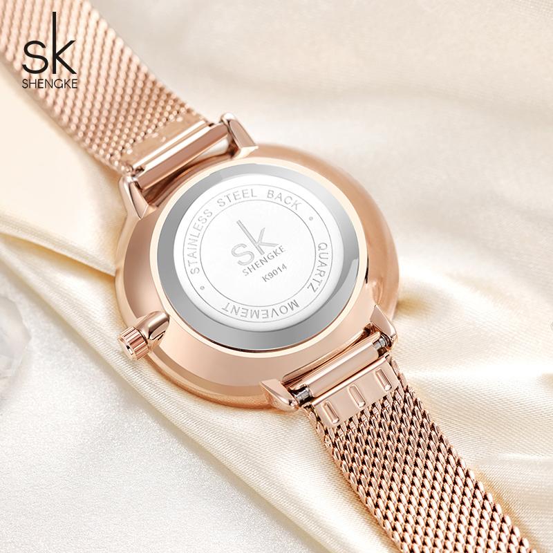 SHENGKE Женские кварцевые часы в оригинальном стиле, часы наручные женские от ведущего бренда, лучший подарок, часы для жены, друга, семьи