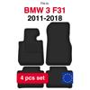 Velour Car Floor Mats For Bmw 3 F31 Touring (2011-2018)
