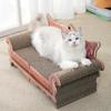 Vintage Cat's Sofa Eco Natural Corrugated Cat Scratching Board Creative Cat Nest Integrated Replaceable Claw Grinding Toy