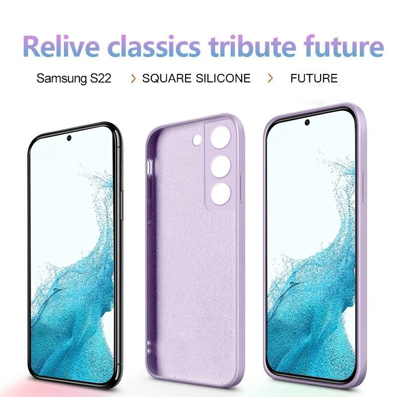 Мягкий жидкий силиконовый чехол для Samsung Galaxy S21 S23 S10 Plus S20 FE S10E S22 Note 20 Ultra Cover