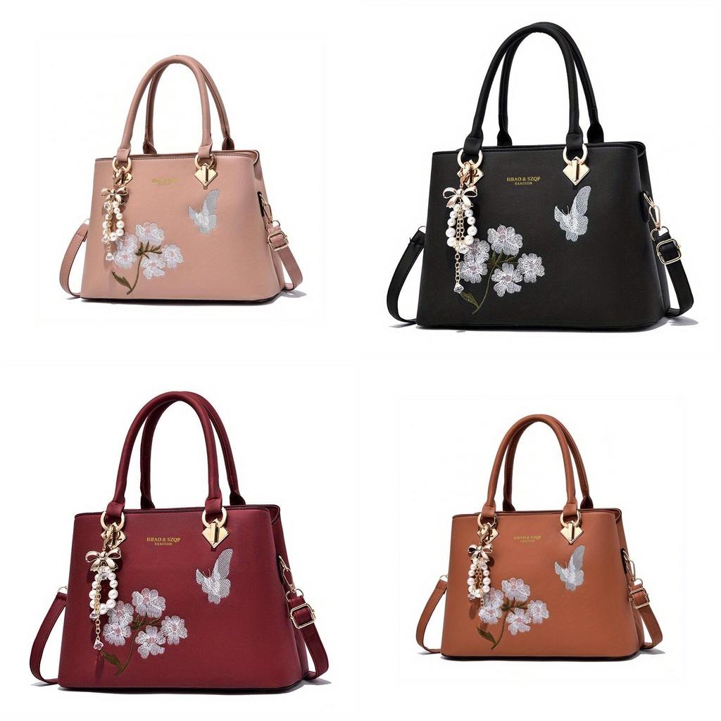 New Style Ladies' Handbag 2023 Fashionable Embroidered Mom Bag Versatile Shoulder Crossbody Bag