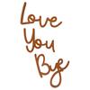 Деревянная настенная декоративная табличка Love You Bye Sign Home Decor Wall Gateway