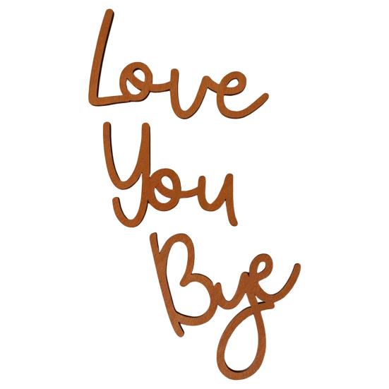 Деревянная настенная декоративная табличка Love You Bye Sign Home Decor Wall Gateway