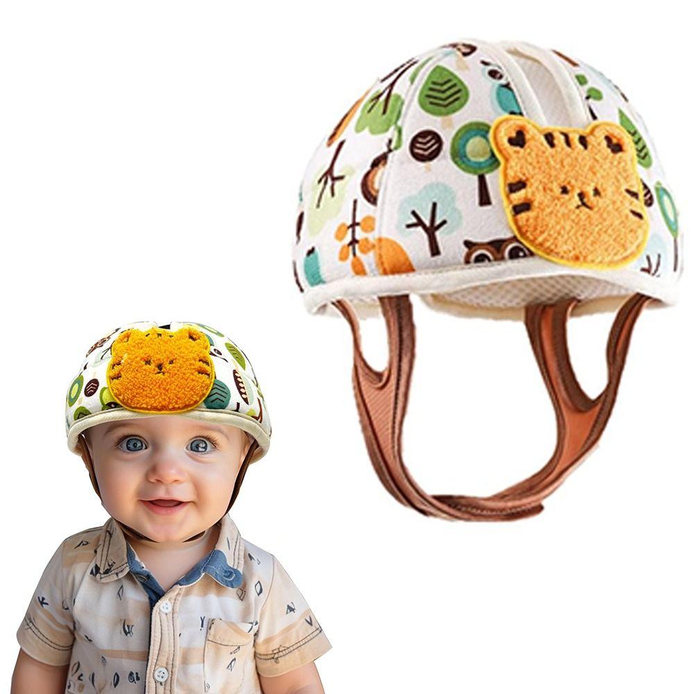 Регулируемый шлем безопасности для младенцев, противоударная накладка, шлем от падений для младенцев, милая подушка-бампер, шапочка, дети
