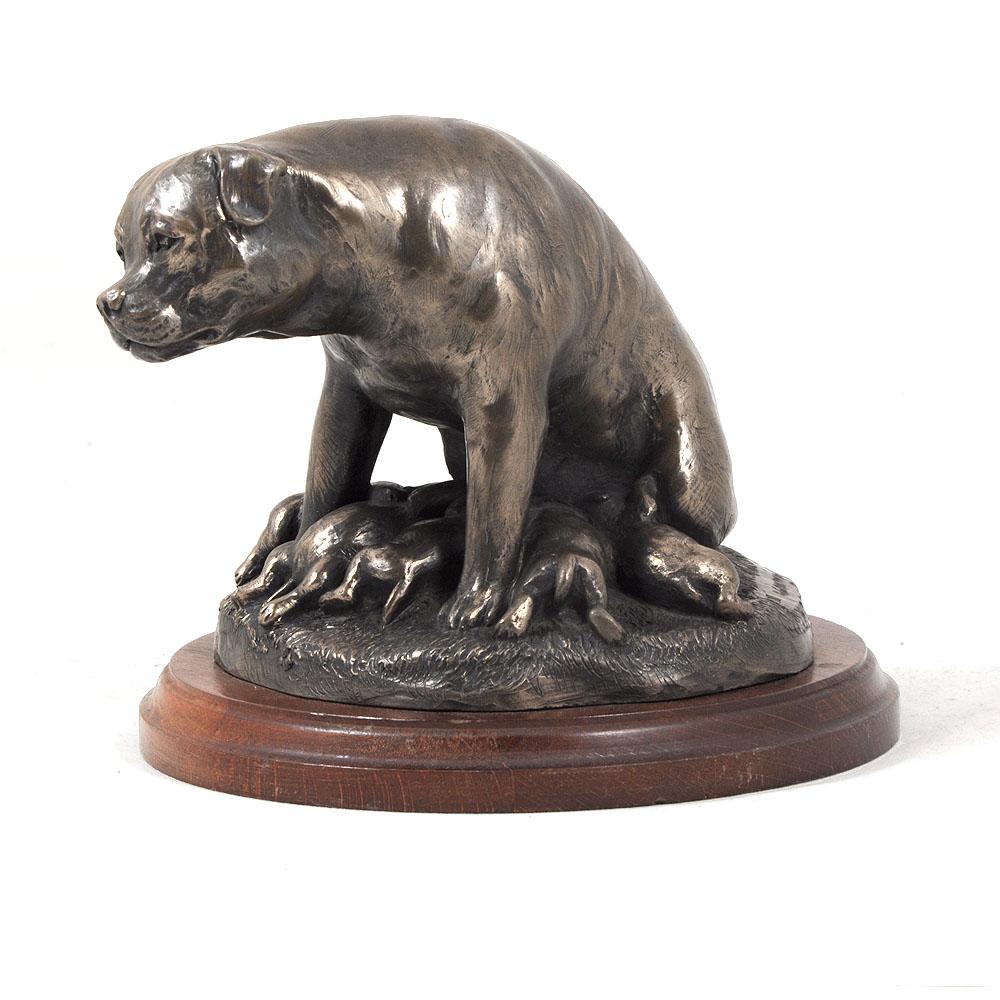 Rottweiler Ii - Statuetka Psa, Figurka Do Biura, Trofeum Na Wystawę Psów Marki Art-Dog
