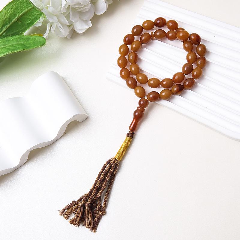 Ручные мусульманские четки-браслет с кисточкой из 45 бусин - ближневосточные исламские молитвенные украшения