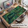 Nature Library Travel Theme Customized Mouse Pad Personalized Print Name Text Desk Mat For Home Office Table Decor