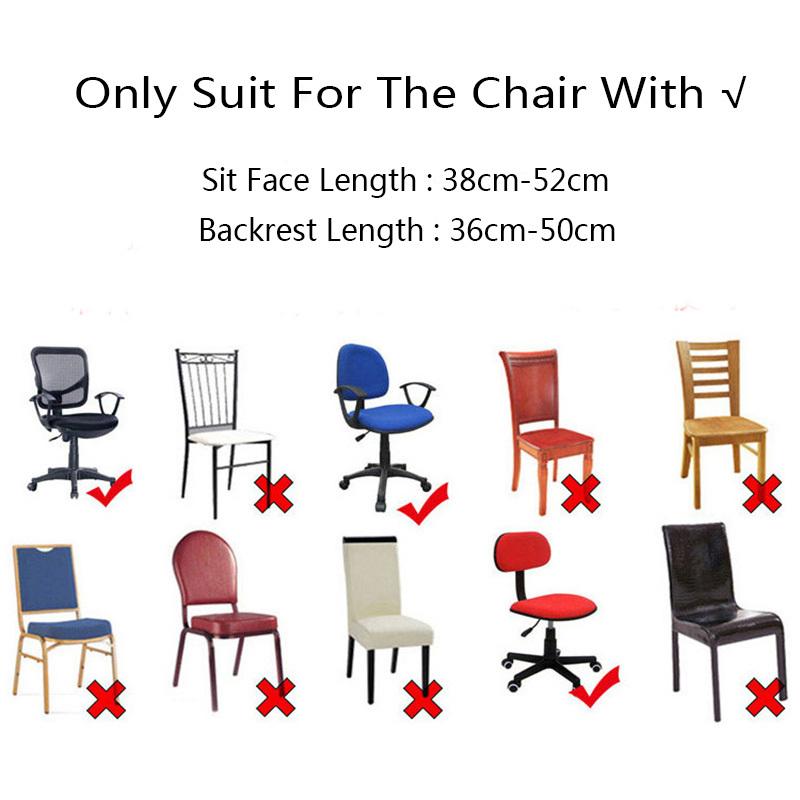 Elastic Computer Chair Cover Solid Spandex Armchair Slipcover Anti -Dirty Protective Office Funda Silla Strech Gaming Chair Cover