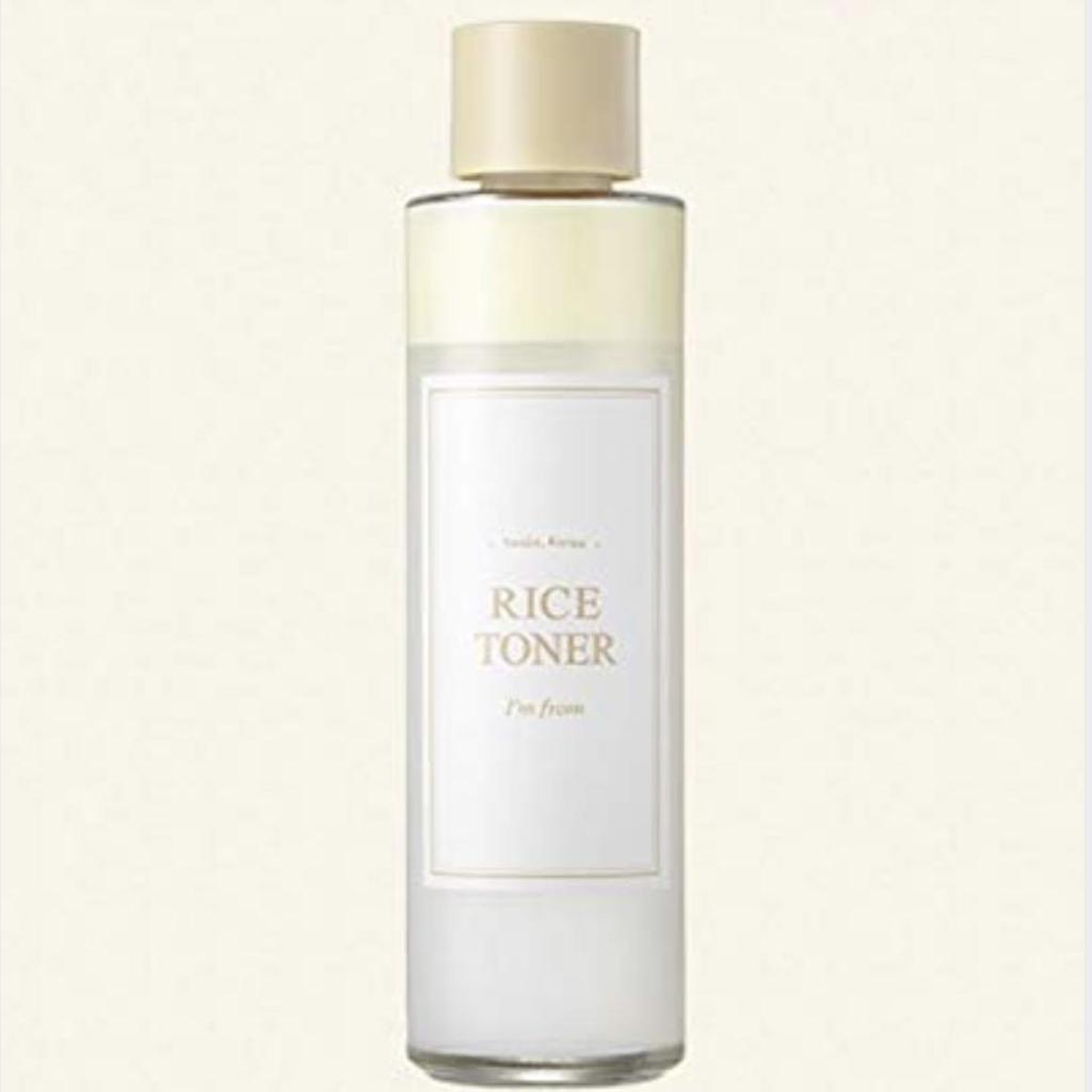 I'm from Rice Toner, Молочный тонер для сияющей кожи, 77,78% корейского риса, Увлажнение для сухой, тусклой кожи, Веганский, без отдушек, Стеклянная кожа 150 мл