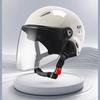 2025 Motorcycle Helmet MEN Woman Electric Motor Scooter Bike Open Face Half Helmet Anti Safety Hat Bicycle Cap With Goggles