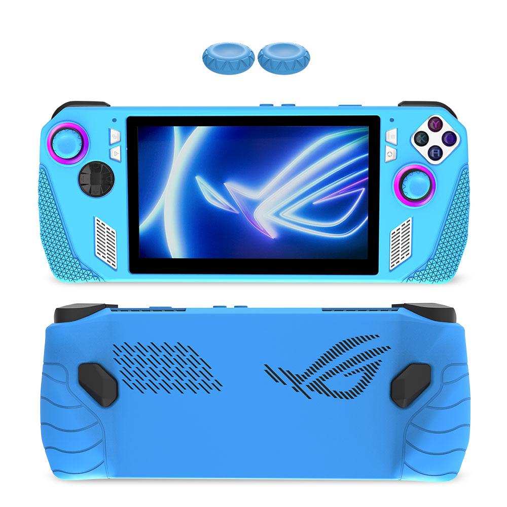 Силиконовый корпус консоли Нескользящий чехол для консоли ASUS Rog Ally (синий)