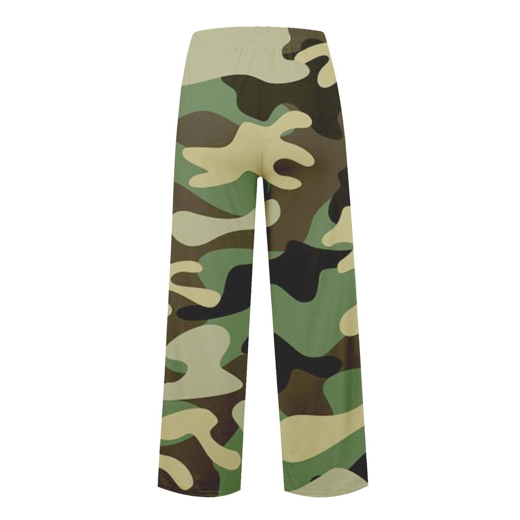 Женские повседневные спортивные штаны с высокой талией и широкими штанинами для бега