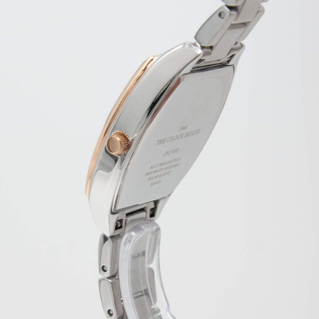 1964 THE CLOCK HOUSE Clock Business Casual Watch Women's Solar-Powered LBC1005-WH2A