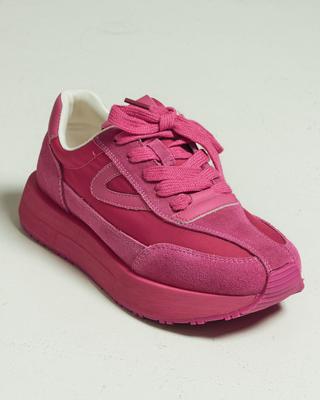 Кроссовки женские Lifexpert 95823 36 фуксия замша текстиль
