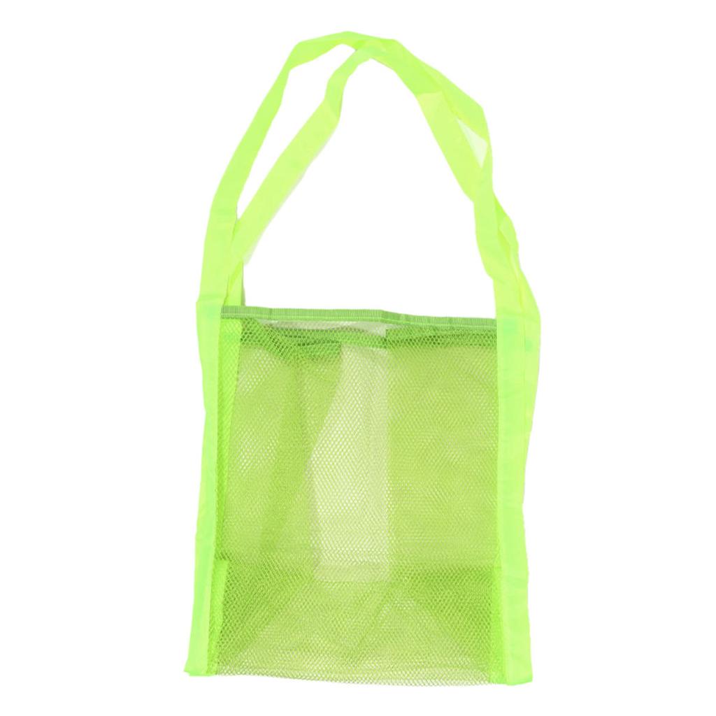 Outdoor Protable Mesh Bag Handbag Kids Toys Storage Bags Swimming Large Beach Bag For Towels Cosmetic Makeup Organizer